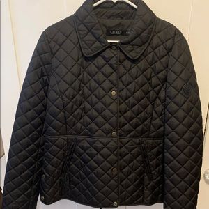 RALPH LAUREN Women’s Classic Quilted Black Jacket